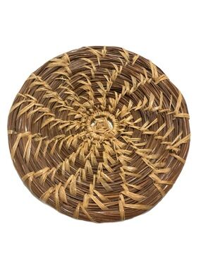 Coiled Pine Needle Mat - Handcrafted